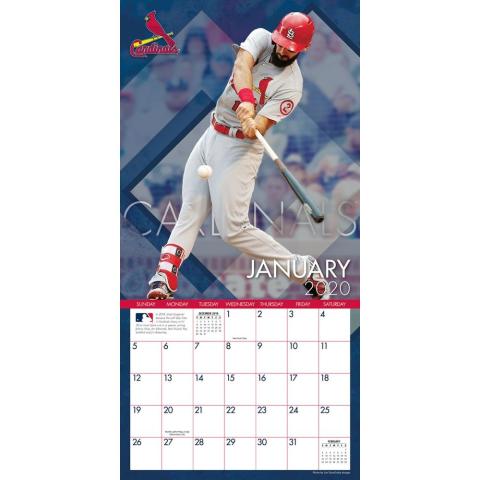 St. Louis Cardinals 2020 wall calendar | Baseball Direct