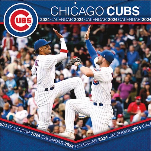 Chicago Cubs 2024 wall calendar Baseball Direct