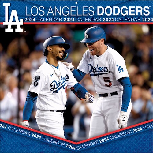 Los Angeles Dodgers 2024 wall calendar - Baseball Direct